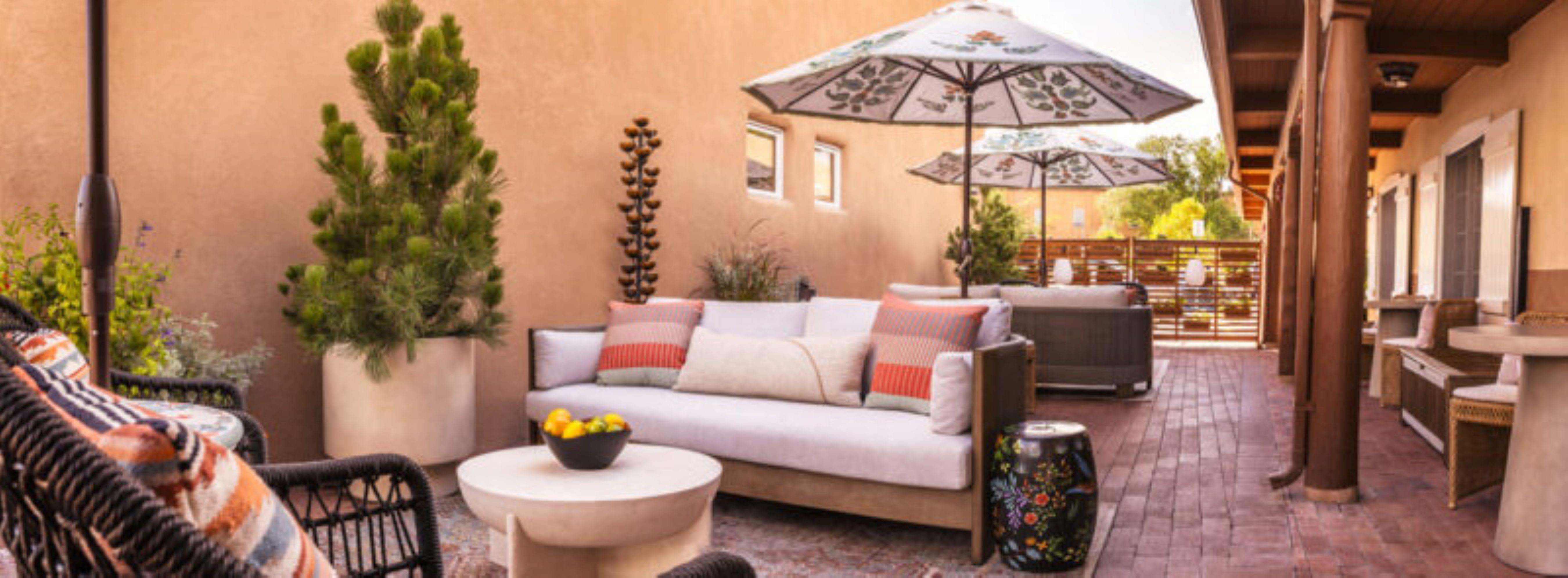 Pinon Court By La Fonda Hotell Santa Fe Exteriör bild